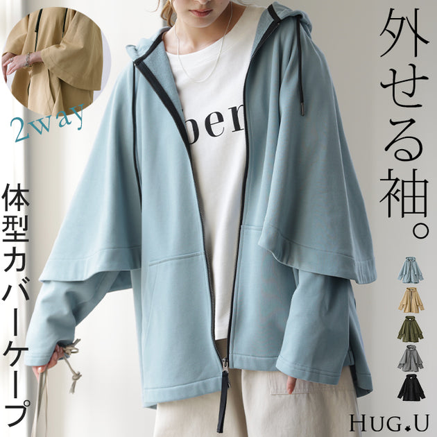 ○MUAHMUAH○ WAPPEN STICKER HOOD ZIPUP 5色 フーディ ダボっと