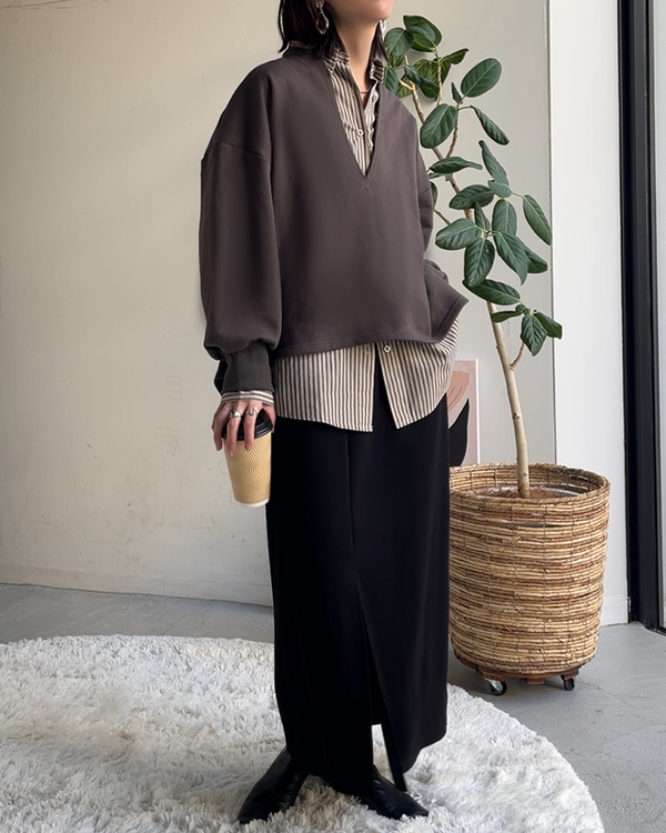 【着回し力最強スウェットコーデ】