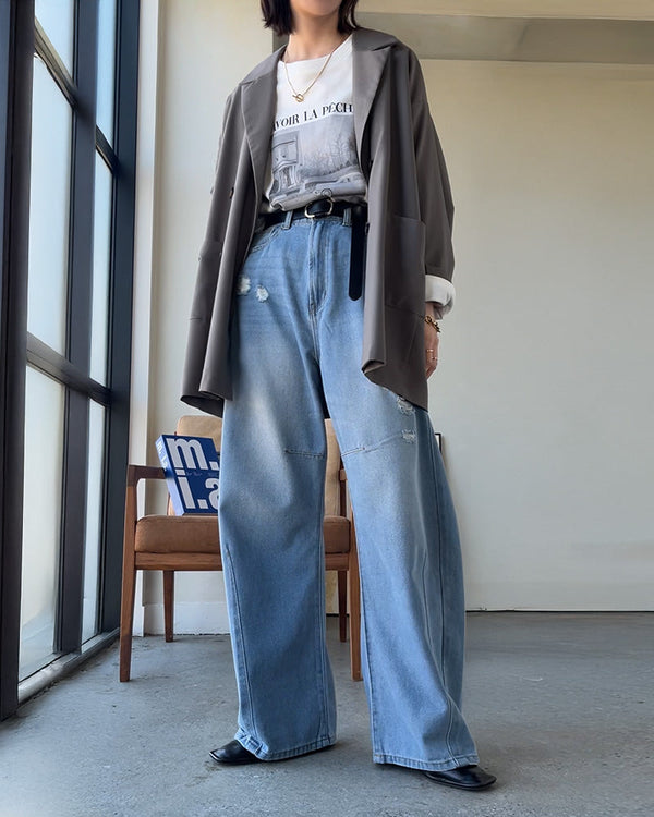 【神DENIM LOOK3選】