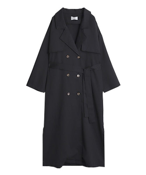 美品】パパス PAPAS トレンチコート ロング インナー付 大きい