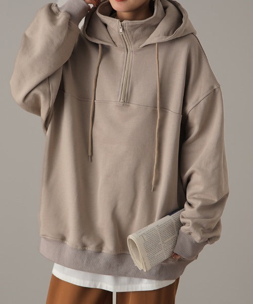 Goodwear (グッドウェア) リブライン プルオーバー パーカー