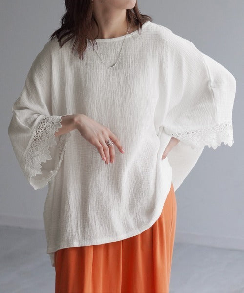 Sawa a la mode レディース チュニック トップス 白 ホワイト
