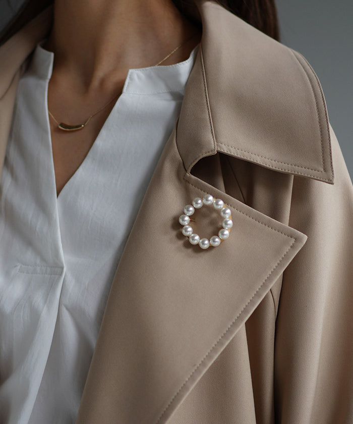 パール ブローチ アクセサリー ゴールド ゴールドアクセサリー