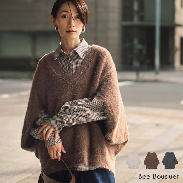 ジレベストレディース ロングジレ ジレ ニット ベスト ジレ タグ