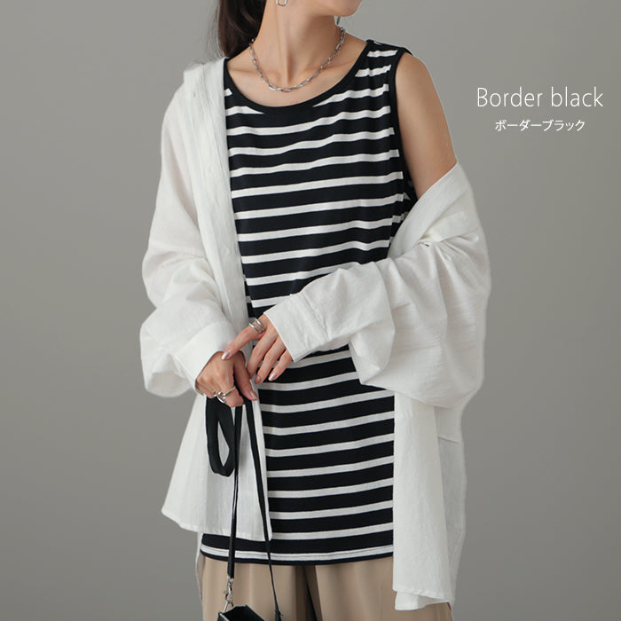 求めてた「 ボーダー タンクトップ 」 レディース トップス