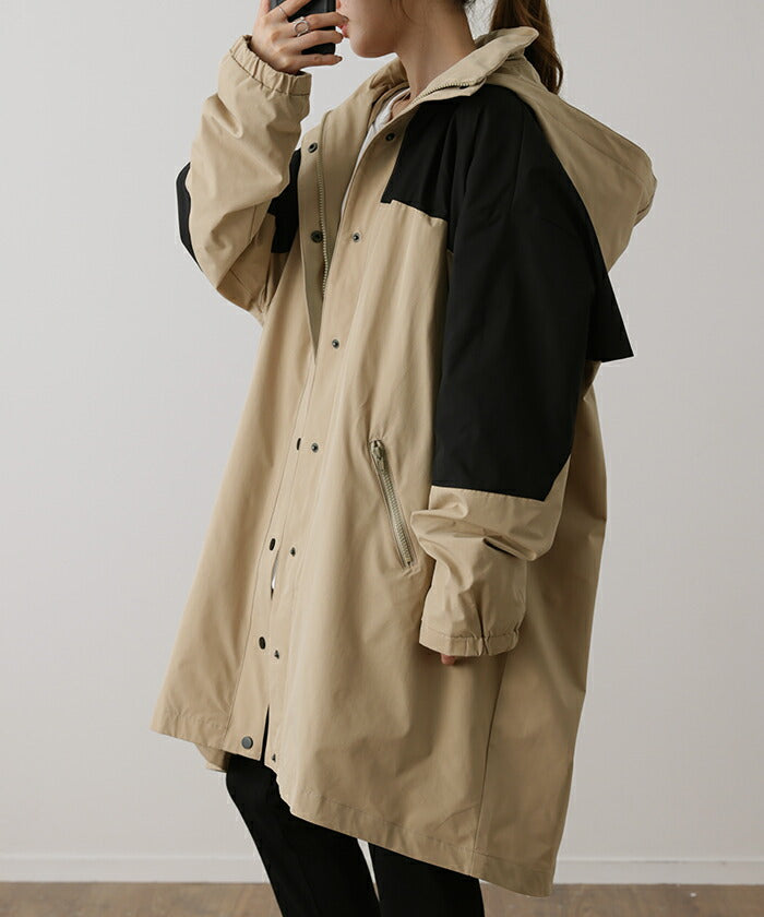 yori バックフリルブルゾンカットソー　ベージュ　パーカー　アウター d050-5_720x.jpg?v=1756190447