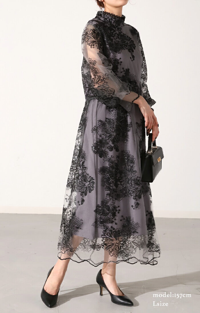 袖あり これにしてよかった。 結婚式 ワンピース 一部1月中旬入荷 オケージョン d189-14_302ca920-2b8d-413b-