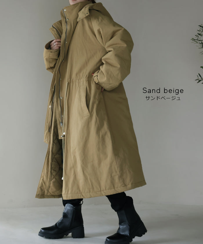 超本命 ミリタリー 」 アウター レディース ミリタリーコート 中綿