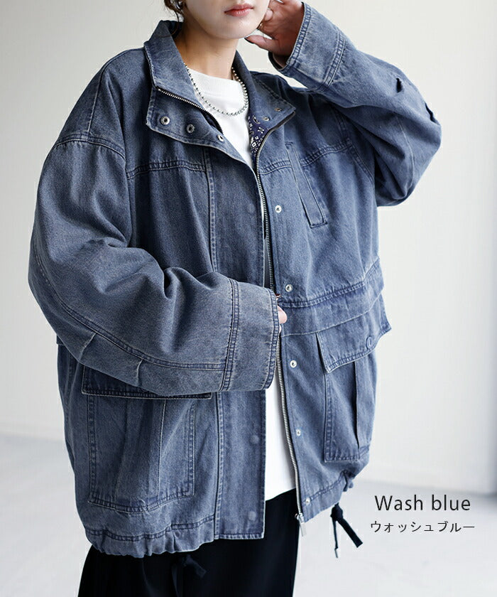 美品★upper hights オーバーサイズ　グレー デニム Gジャン✨✨ セール】春服 オーバーサイズ デニムジャケット Gジャン -ARCADE
