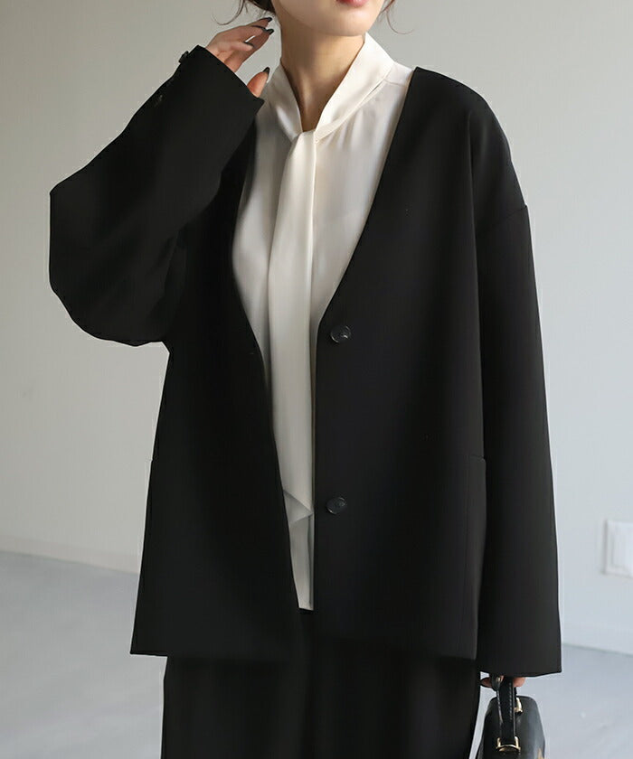 フォーマル 2点セット パンツ ジャケット 体型カバー レディース