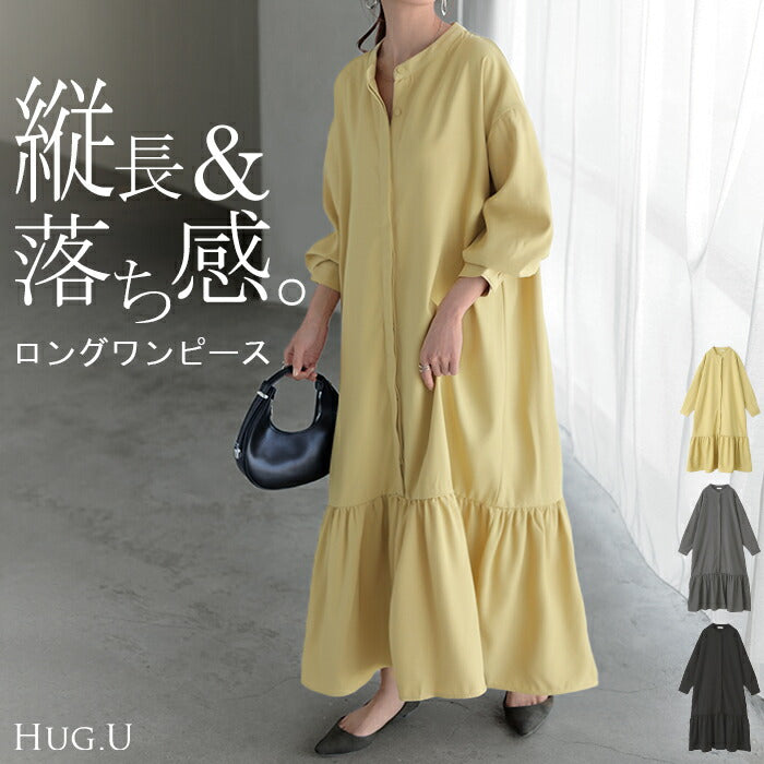 ワンピース レディース ロング シャツワンピース シャツ ロング