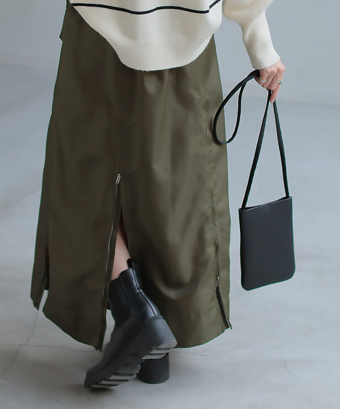 【関税込み】doublet ブラック One Leg マキシスカート AMR0125B0031_l_a001.jpg