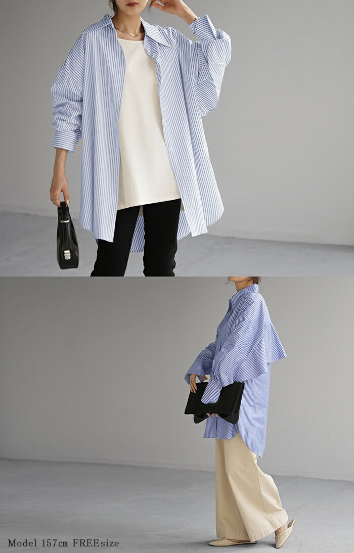 HOUSE OF LOTUS ストライプ フリル袖 チュニック HOUSE OF LOTUS ワンピース ストライプフリルスリーブワンピース