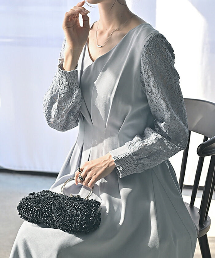 ワンピース 結婚式 お呼ばれ オケージョン ロングワンピース ロング