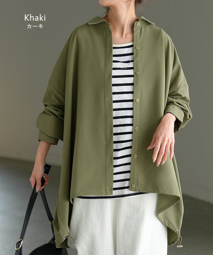 シャツ チュニック ロング レディース トップス ロングシャツ ブラウス