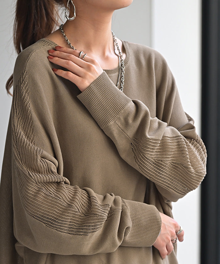 ニット 前後2WAY サマーニット レディース □一部5月上旬入荷