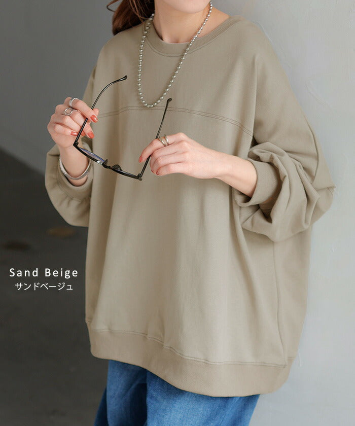 H*u様 a4 新品25,300円 シェアースピリット 長袖カットソー/ロングT ロンT 配色 ステッチ レディース トップス 長袖 Tシャツ カットソー