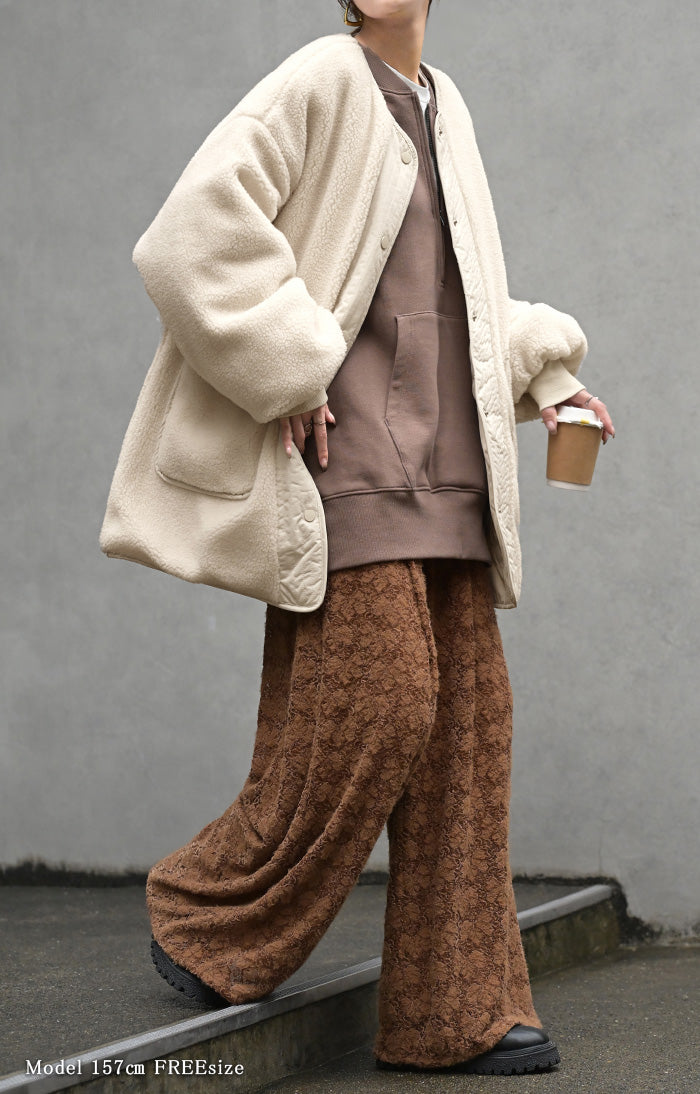 2025 アウター リバーシブル ボア □一部2月中旬入荷 キルティング