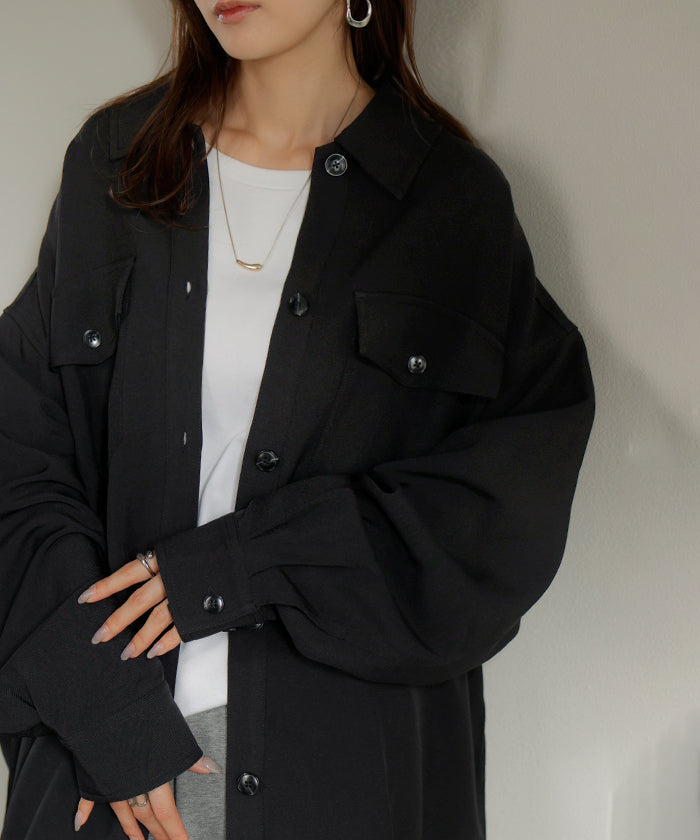 上質ロングシャツ