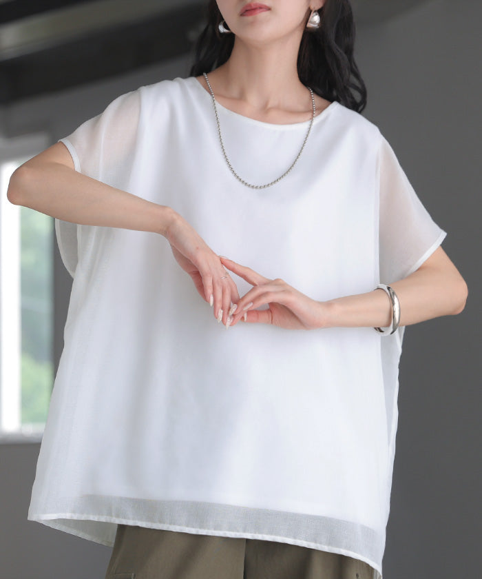2026SS新作 Tシャツ シアー レディース トップス ブラウス □一部8月