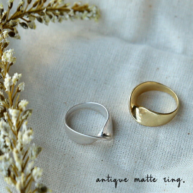 ひねりの効いた、マットリング。 リング 指輪 レディース マット