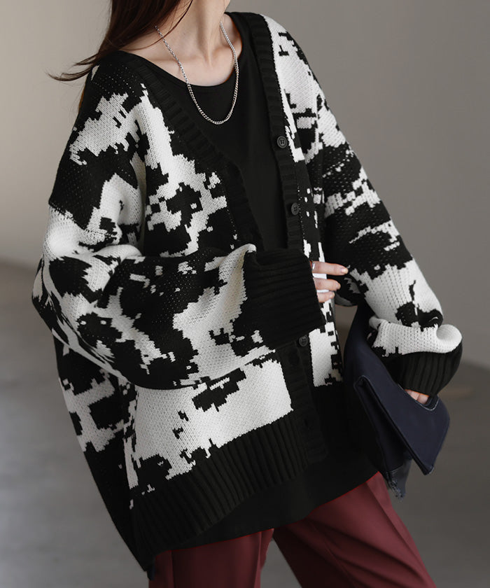 ビューティフルピープル アルパカ混 カモフラ柄 ニット beautiful people カモフラ柄ニット アルパカ混 M 迷彩