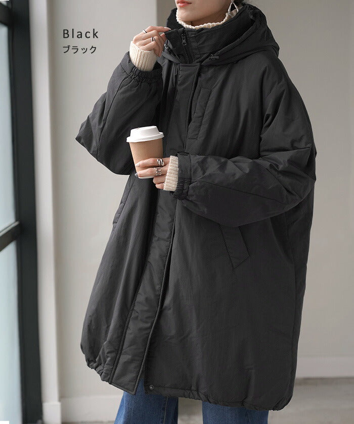 アウター モンスターパーカー レディース ロング ロングコート 中綿