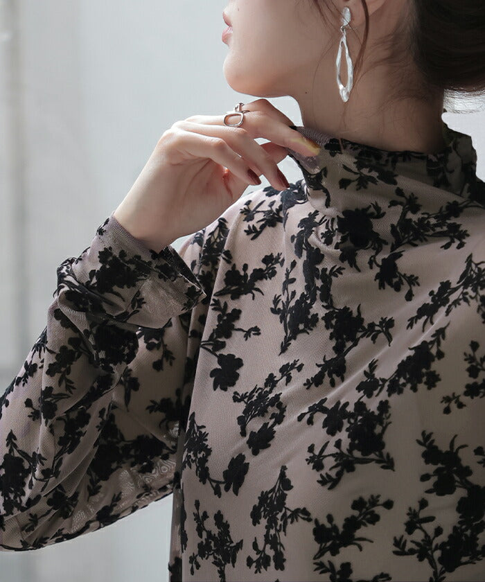 Acne Studios シースルー 花柄 長袖 トップス w300_jFU.jpg