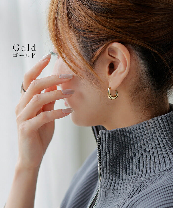 ピアス 『 サージカルステンレス 』 アクセサリー フープ フープピアス