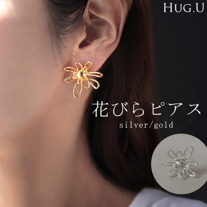 2026SS新作 ピアス 花 モチーフ デザイン アクセサリー レディース