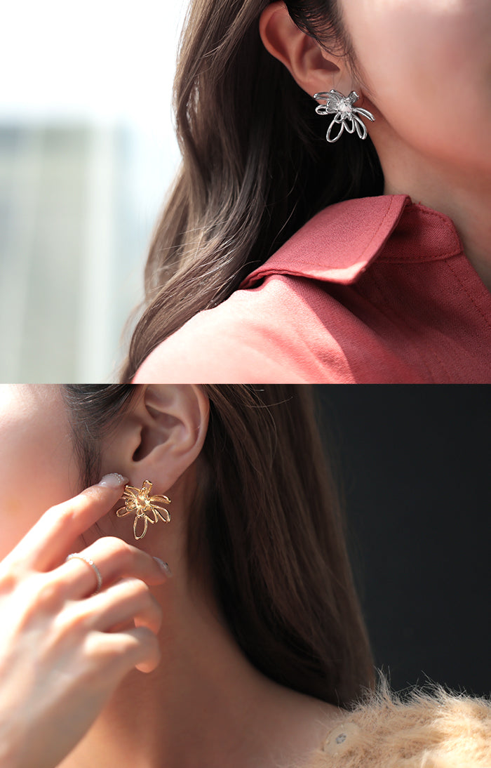2026SS新作 ピアス 花 モチーフ デザイン アクセサリー レディース