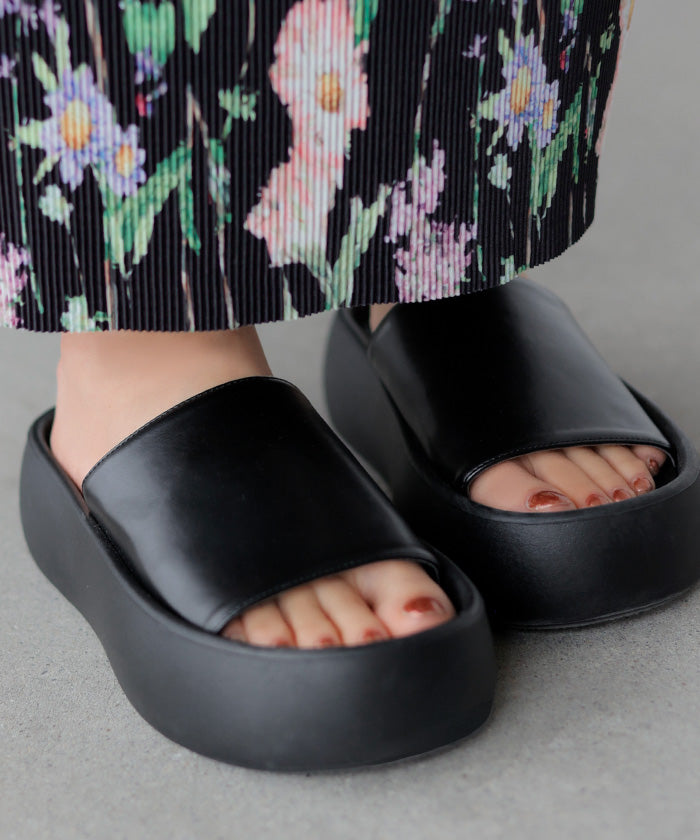 大きいサイズ有 23.0cm ～ 25.0cm 厚底 サンダル □5月上旬入荷