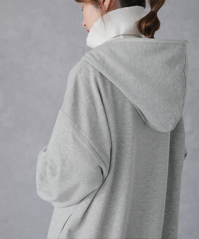 パーカー ロングパーカー 裏起毛 ロングワンピース ロングワンピ