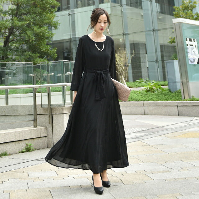 フォーマル 「 大人にちょうどいい」 ワンピース シフォンワンピース