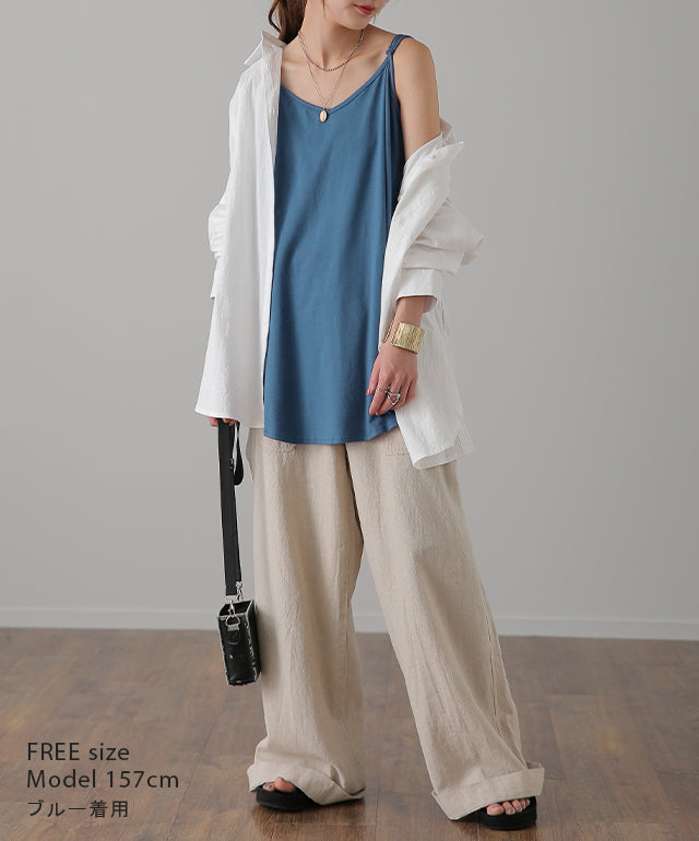 レイヤード Camisole オールインワン
