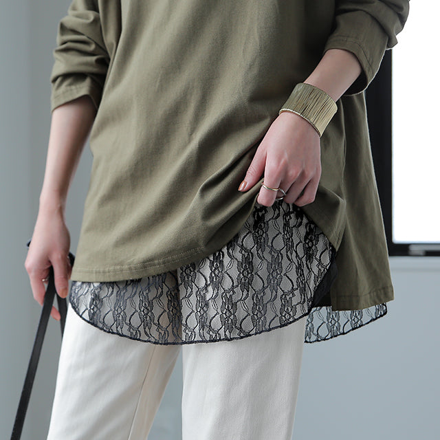 調節可能」キャミソール レイヤード スリット レイヤードキャミソール