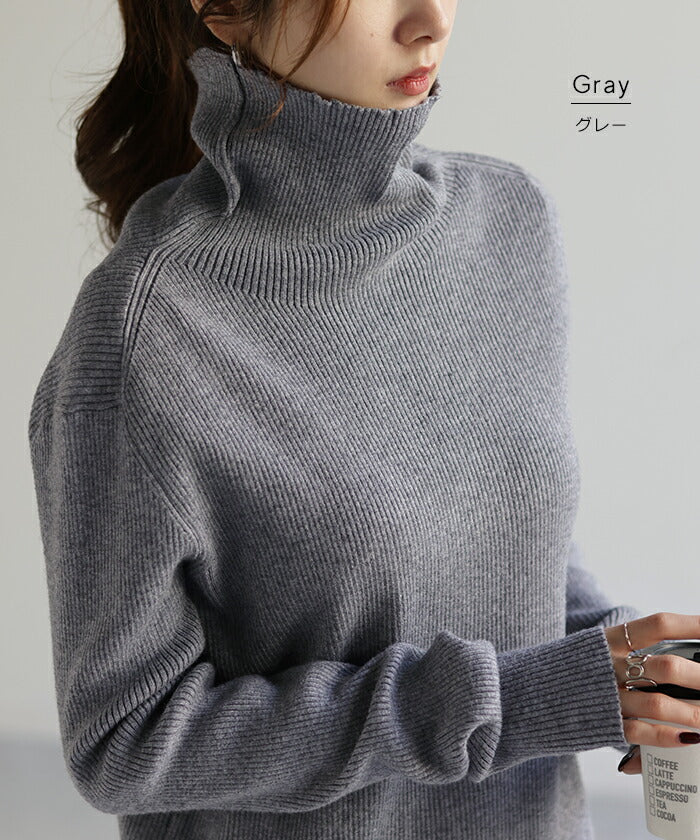 OUR 洗えるきれいめタートルニット 　　試着のみ　ネイビー OUR 洗えるきれいめタートルニット 試着のみ ネイビー 洗えるきれいめ