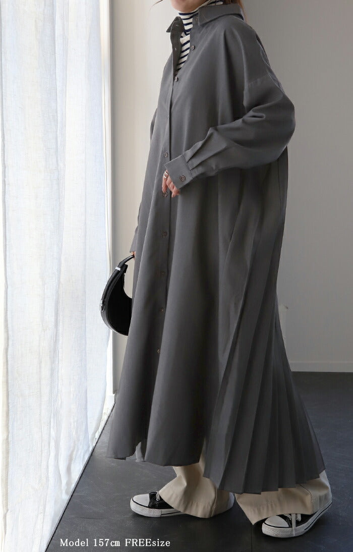 通気性 ストレッチ【バーバリーゴルフ】膝丈ワンピース 1サイズS プリーツ 黒 バックプリーツカットジョーゼットワンピース※一部店舗のみ入荷