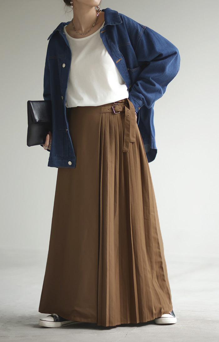KOEISTORE プリーツスカート レディース 春 夏 春夏 黒 スカート