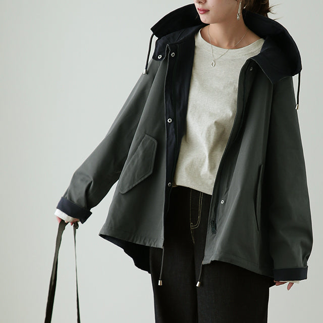 賢いチョイス 2way リバーシブル マウンテンパーカー アウター