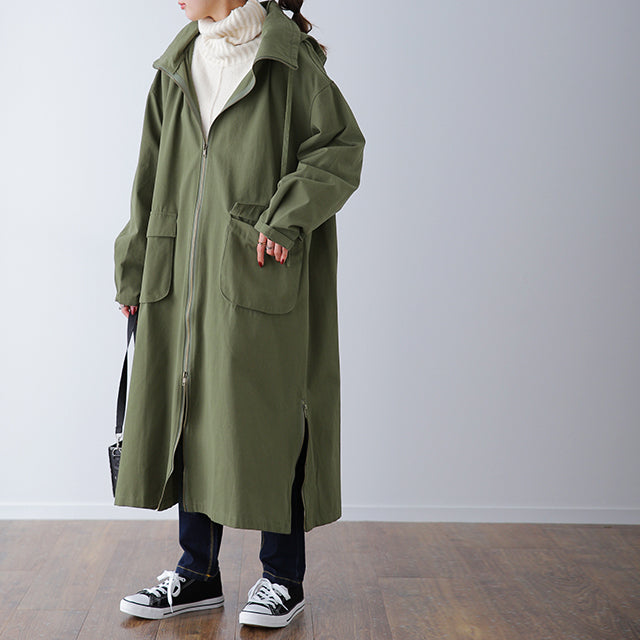 ☆江口のりこさん着用 「小顔襟」すっぽりオーバーシルエット アウター