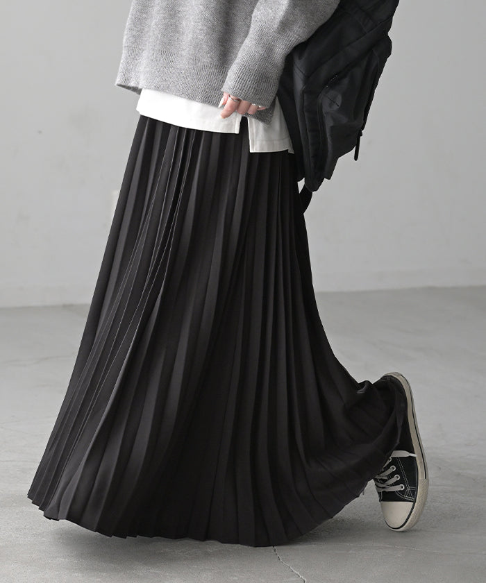 スカート 『 選べるプリーツ＆着丈 』 プリーツ プリーツスカート A