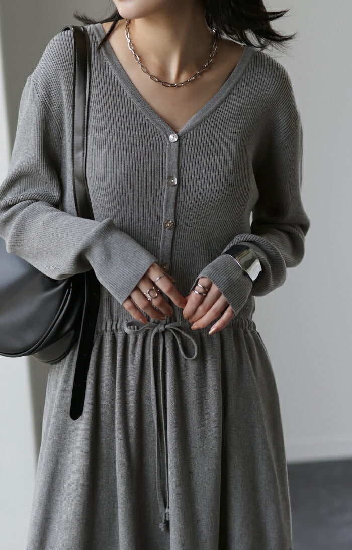 ピチピチすぎない 薄手 」ニット ワンピ + ペチコート 2点セット