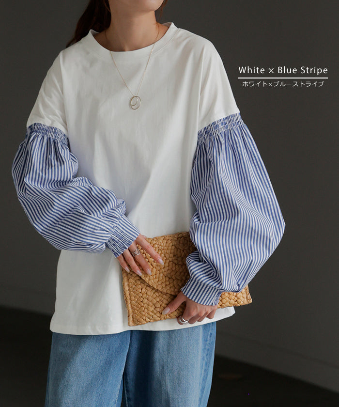 ボウエー bow.a パフブラウス カットソー パフスリーブ 長袖 M 黒 20% off】FRILL BLOUSE | bow.a