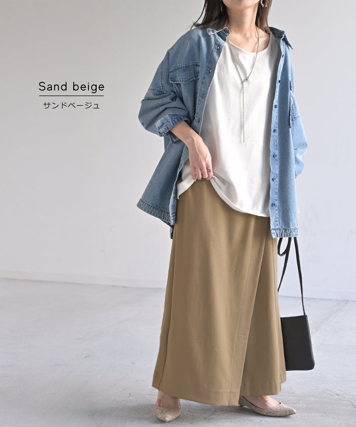 新入荷 パンツ「 大人 リネン お洒落」 ナチュラル ラップパンツ 巻き パンツ